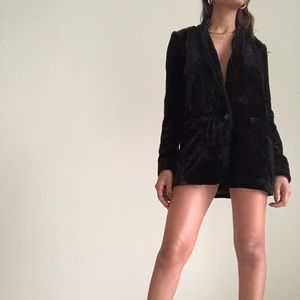 Velvet Blazer